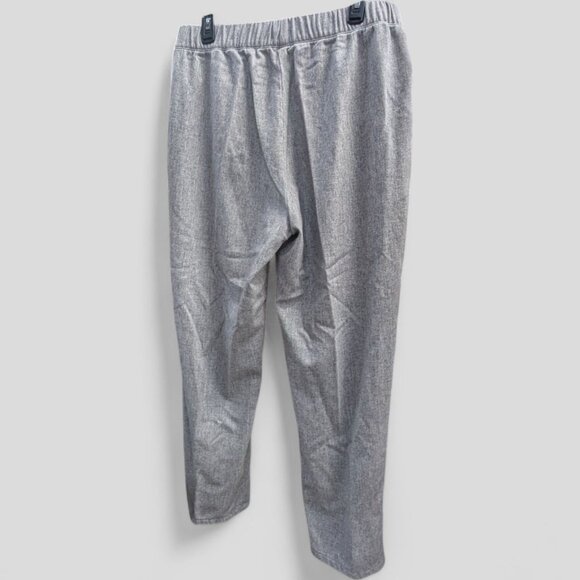 Eileen Fisher Womens Size Medium Elastic Waist Pockets Wool Grey Minimalist - Picture 4 of 13